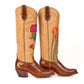 Fraulein Cactus1 cowboy boots with floral design