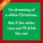 CARD Drink Red Christmas | Funny Gift | Kitsch Cards