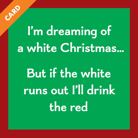CARD Drink Red Christmas | Funny Gift | Kitsch Cards