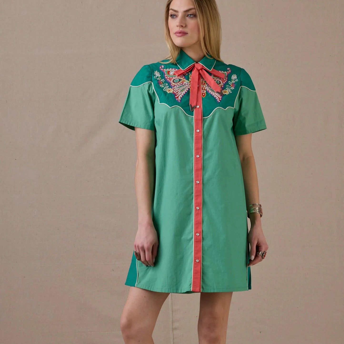 Just Wing It Dress by Double D Ranch at Bourbon Cowgirl