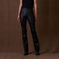 Bandit Black Leather Pant by Double D Ranch