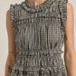 Smocked Gingham Maxi Dress