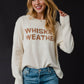 Ivory Whiskey Weather Sweater