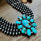 Princess Sonoran Turquoise Necklace – Emerson Thompson, Native Made, Sterling Silver