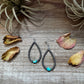 Sleeping Beauty Turquoise Teardrop Earrings – Sterling Silver