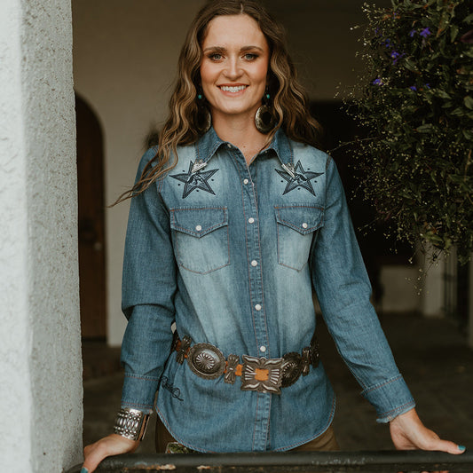 American Mustang Button Up