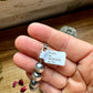 Sterling silver pearls - 30 inch with barrel beads