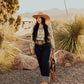 Retro Cactus Cowboy Blouse for Cowgirls