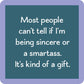 COASTER Smartass | Funny Party Gift | Home Bar Decor