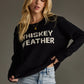 Black Whiskey Weather Sweater