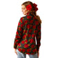 Ariat Rodeo Quincy Retro Rose Punchy Polkadot Blouse