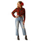 Ariat Rodeo Quincy Retro Rose Punchy Polkadot Blouse