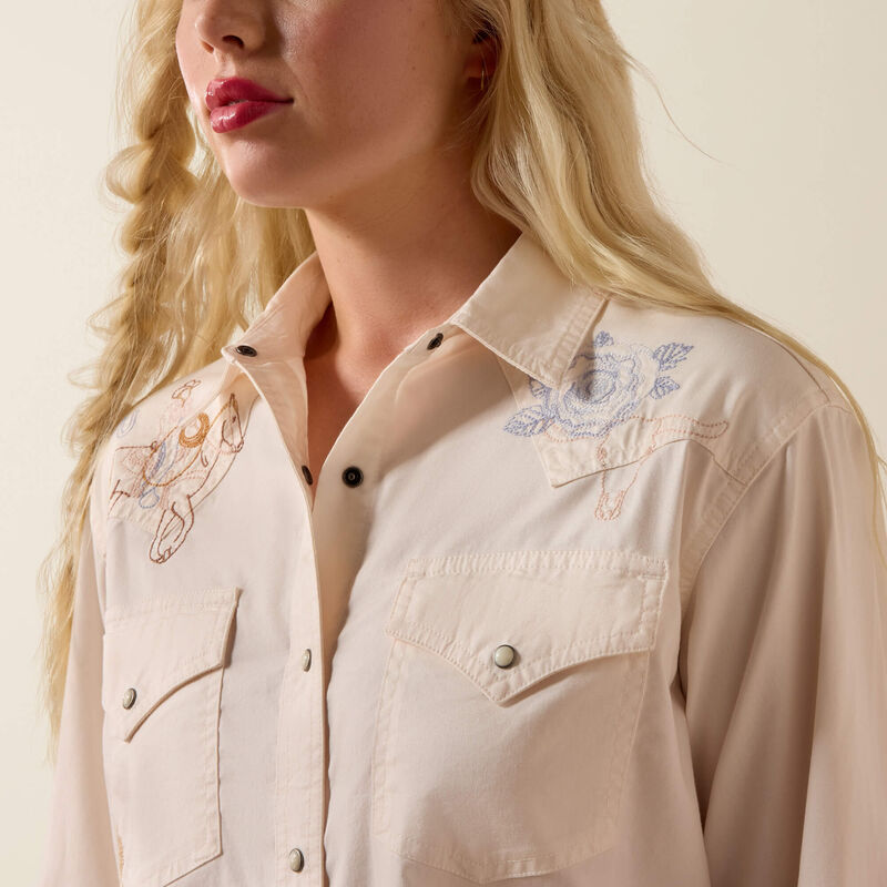 Ashville Embroidered Snap Shirt by Ariat