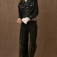 Greenwood Denim & Velvet Jacket by Double D Ranch