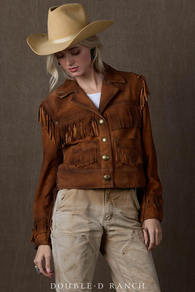 Crude Oil Suede Jacket by Double D Ranch