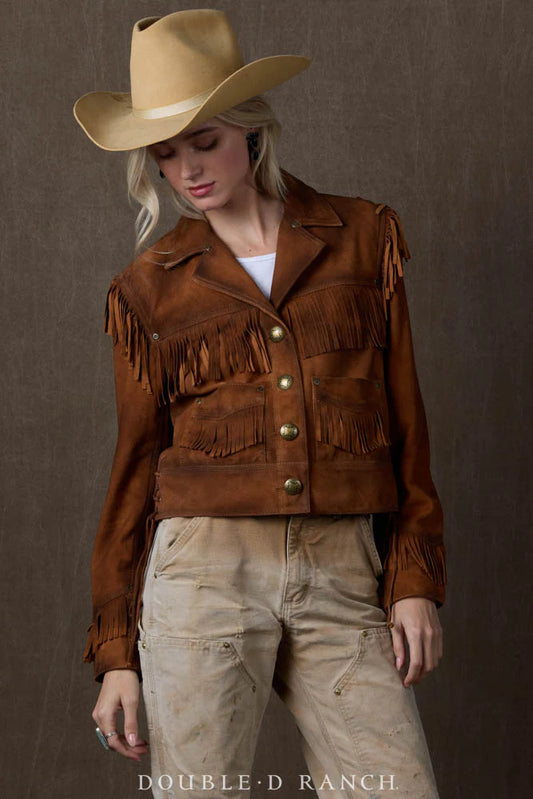 Crude Oil Suede Jacket by Double D Ranch