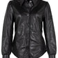 Lilla RF Leather Jacket, Black