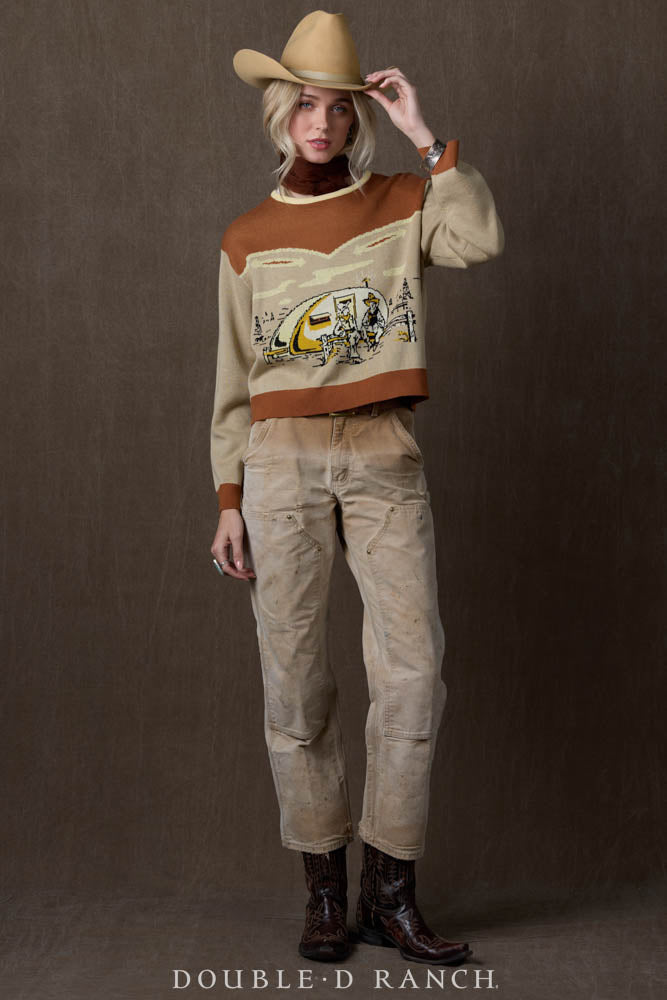 Mud Pump Sweater Top by Double D Ranch