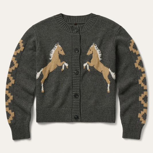 Stetson Bronc Crop Cardigan