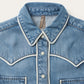 Piped Denim Shirt by Stetson