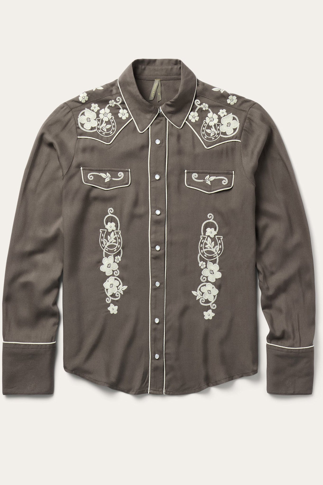 Embroidered Retro Western Shirt by Stetson