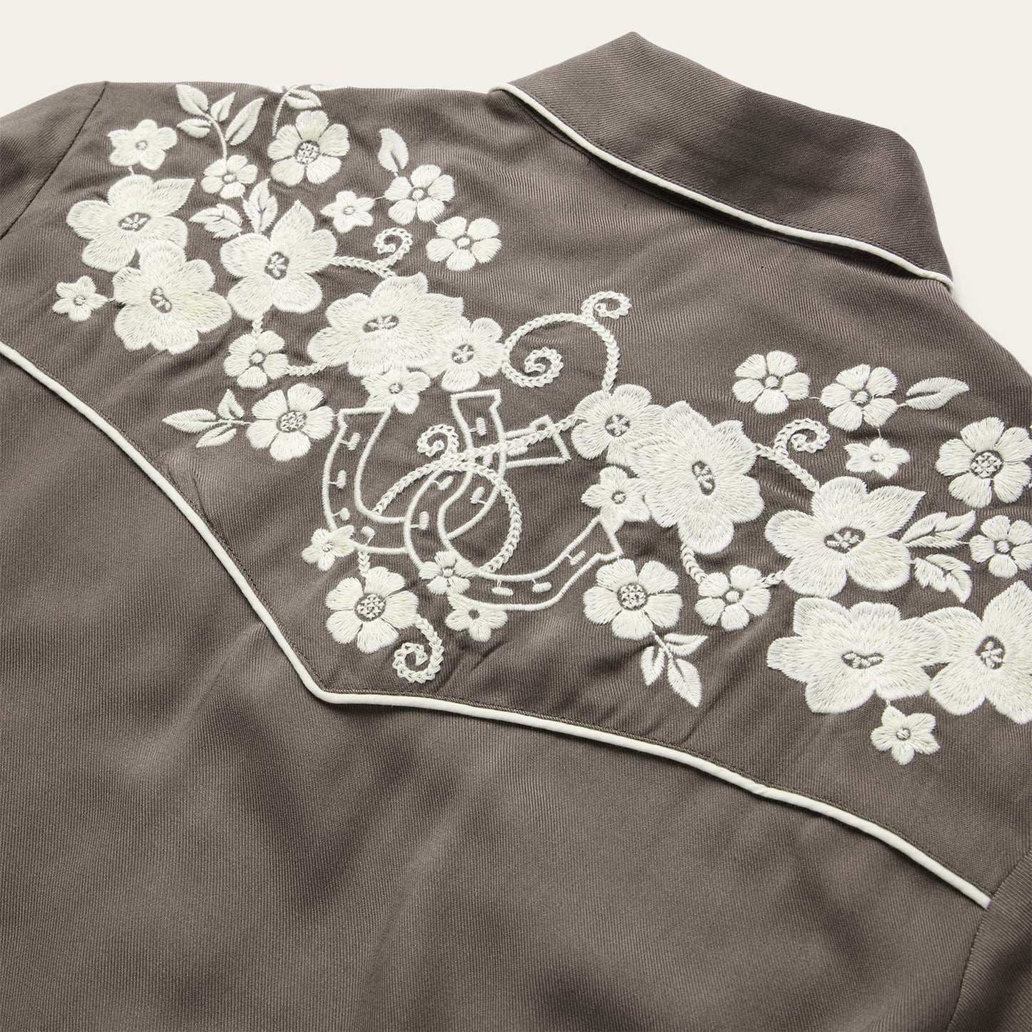 Embroidered Retro Western Shirt by Stetson