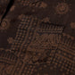 Stetson Brown Patchwork Bandana Print Shirt for Women