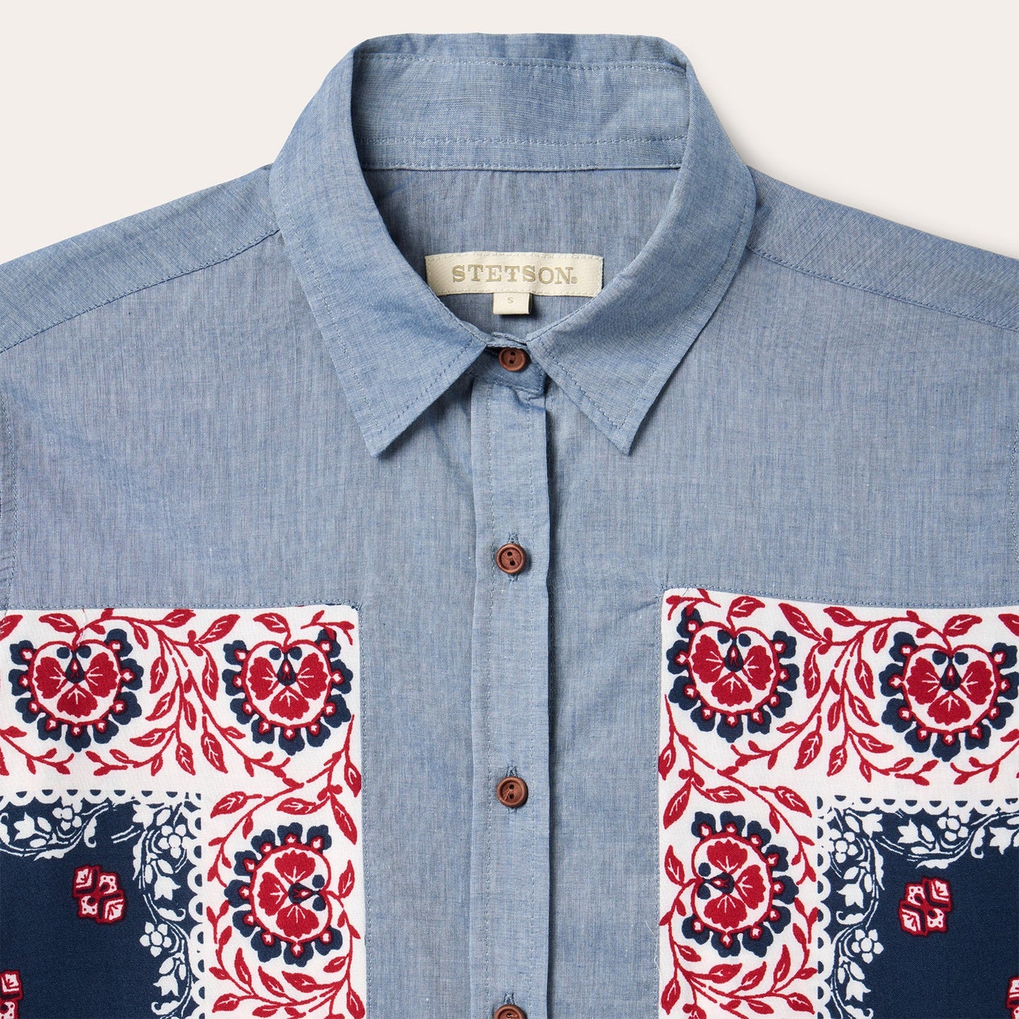 Chambray Bandana Shirt by Stetson