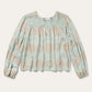Mandala Print Peasant Blouse by Stetson