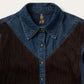 Stetson Fringe Denim Western Shirt Womens