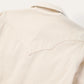 Turquoise Snap Western Denim Shirt in Cream by Stetson