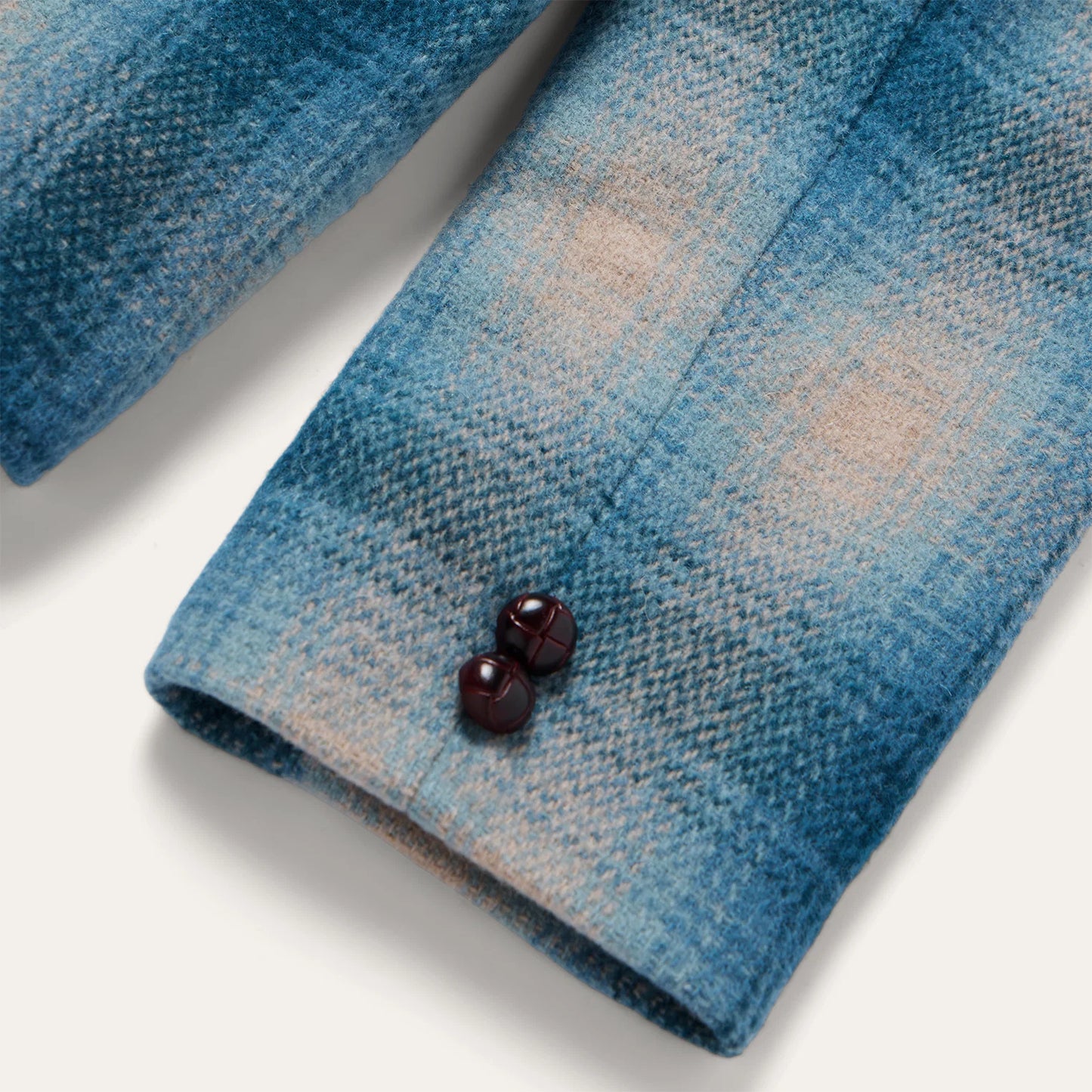 Wool Plaid Western Blazer in Blue by Stetson