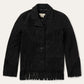 Stetson Fringe Suede Jacket in Black