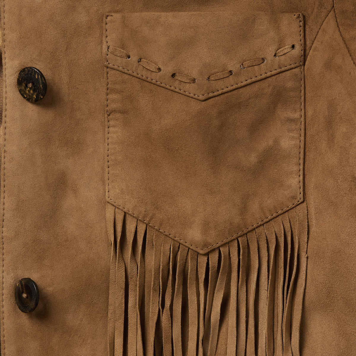 Cropped Suede Fringe Women's Jacket by Stetson