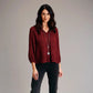 Stetson Ditzy Red Rayon Blouse