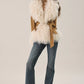 Azalea Wang Tori Faux Fur Trim Wrap Jacket