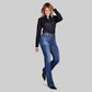 Wrangler Bespoke High Rise Bootcut Jean in Lacey