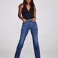 Wrangler Bespoke High Rise Bootcut Jean in Lacey