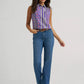 Wrangler Retro Punchy Sleeveless Snap Shirt Purple at Bourbon Cowgirl