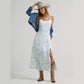 Wrangler Retro Americana Maxi Dress White at Bourbon Cowgirl