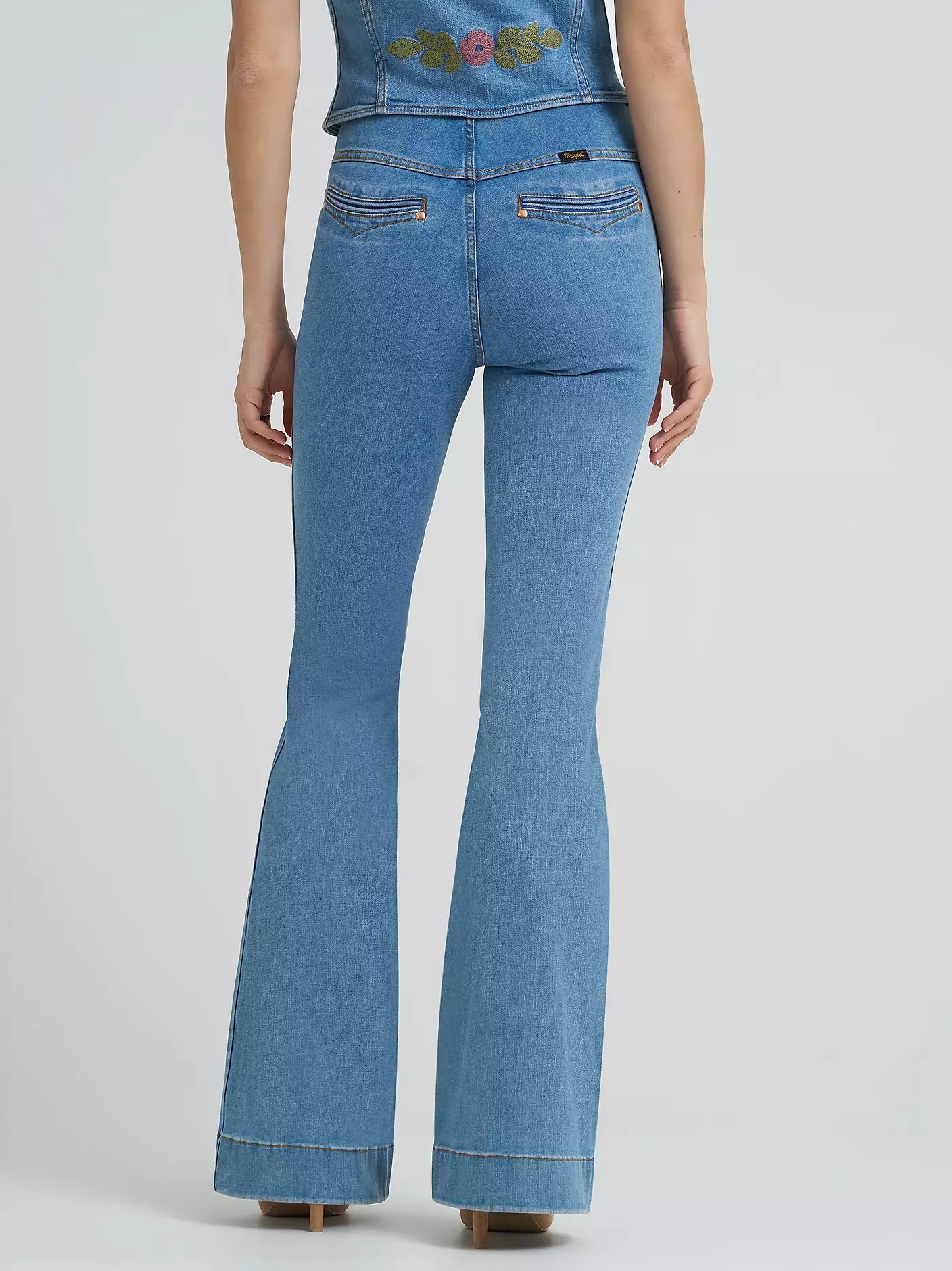 Wrangler X Lainey Wilson Pull On Flare Jeans at Bourbon Cowgirl