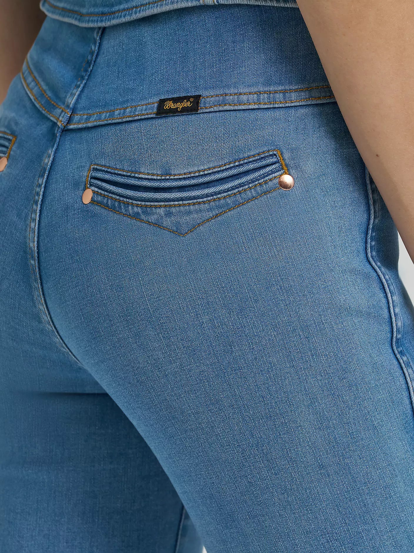 Wrangler X Lainey Wilson Pull On Flare Jeans at Bourbon Cowgirl