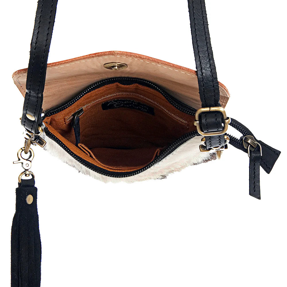 American Darling Cross Body Hair On-Genuine Leather Western Women Bag Handbag Purse