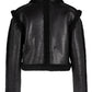 Tali CF Leather Jacket, Black