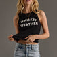 Black Whiskey Weather Tank Top