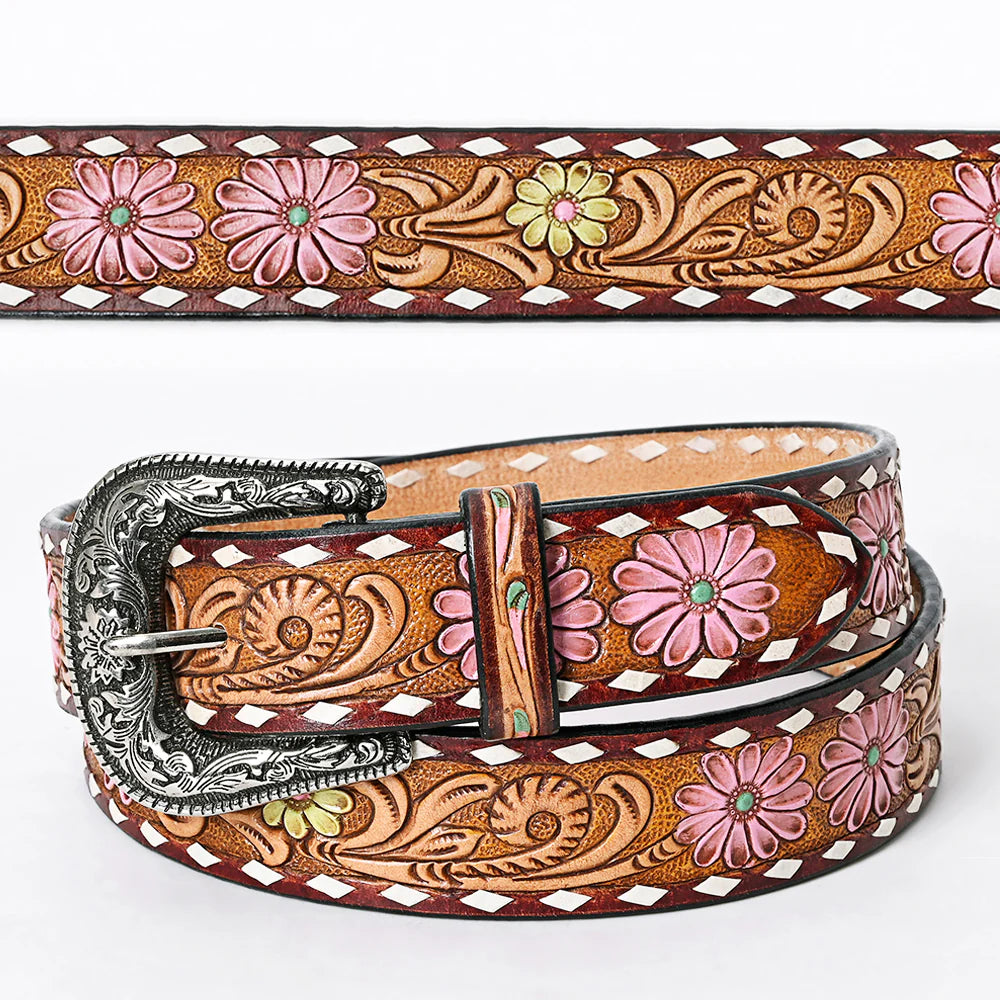 Leather cowgirl belts best sale