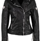 Reo RF Heart Detail Leather Jacket