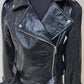 Roxie CF Leather Jacket, Black