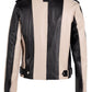 Armilla CF Leather Jacket, Black and Beige