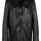 Lieke CF Leather Blazer, Black